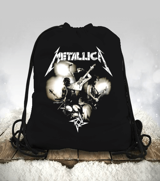 Tisho - Metallica Büzgülü spor çanta