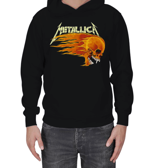 Metallica Erkek Kapşonlu