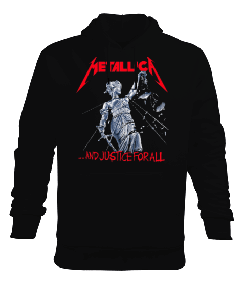 Tisho - Metallica Erkek Kapüşonlu Hoodie Sweatshirt