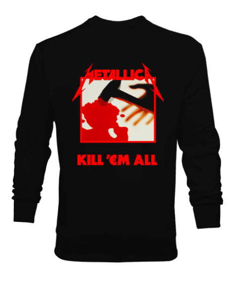 Tisho - Metallica Erkek Sweatshirt