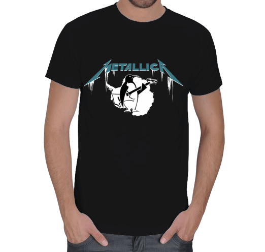 Tisho - Metallica Penguen Erkek Tişört