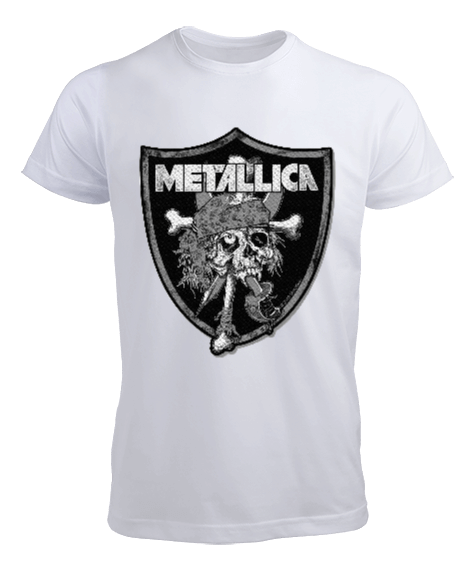 Tisho - Metallica Rock Baskılı Erkek Tişört