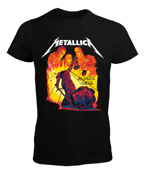 Tisho - Metallica Siyah Erkek Tişört
