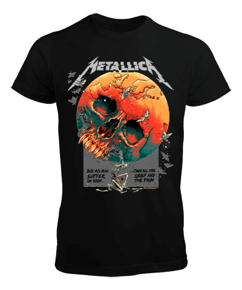 Tisho - Metallica T-shirt Erkek Tişört