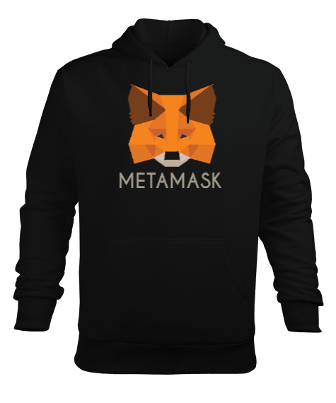 Tisho - Metamask Erkek Kapüşonlu Hoodie Sweatshirt