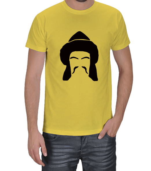 Mete Han Sarı Erkek Tişört