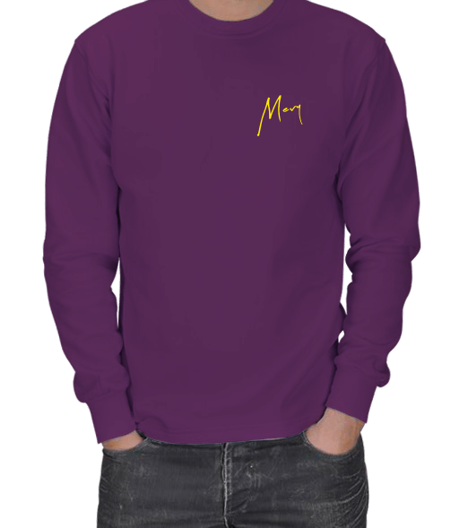 Tisho - Mevy Arty Mor ERKEK SWEATSHIRT