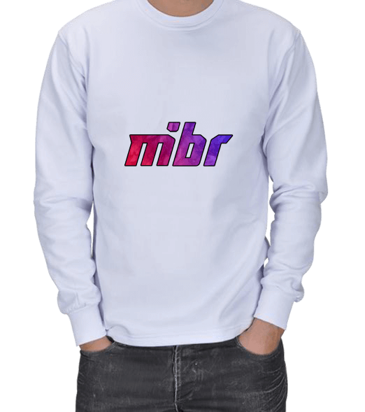 Tisho - MIBR Beyaz ERKEK SWEATSHIRT