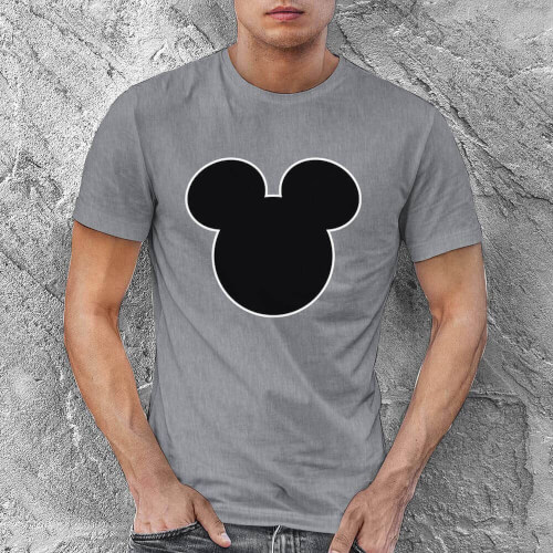 Mickey Mouse Erkek Kısa Kol Tişört - Tekli Kombin - Thumbnail