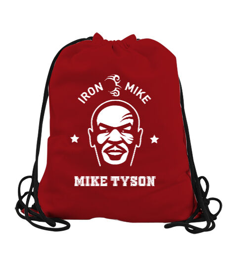 Tisho - Mike Tyson Kırmızı Büzgülü Spor Çanta