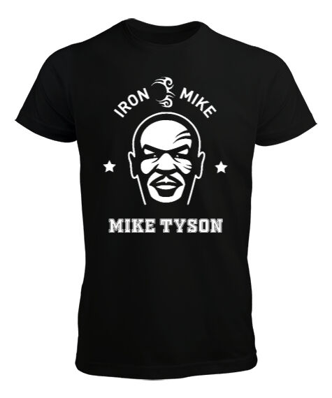 Tisho - Mike Tyson Siyah Erkek Tişört