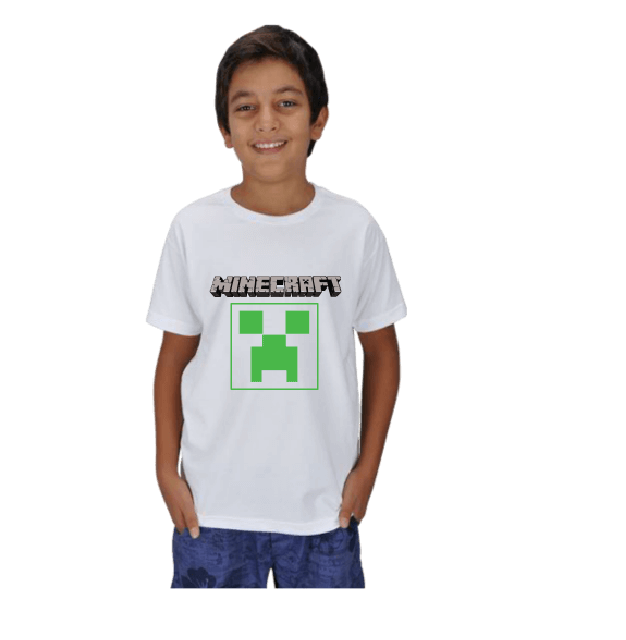 Tisho - Minecraft Çocuk Tişört Çocuk Unisex