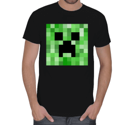 Tisho - Minecraft - Creeper [2] Erkek Tişört