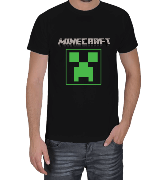 Tisho - Minecraft Creeper Erkek Tişört