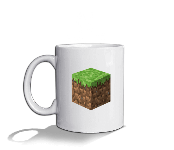 Tisho - Minecraft Cup Beyaz Kupa Bardak