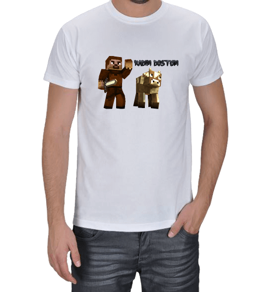 Tisho - Minecraft Fakir ve Kadim Erkek Tişört