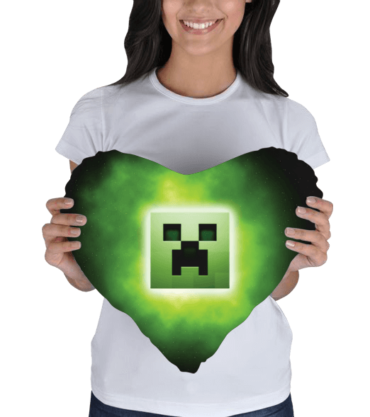 Tisho - Minecraft Kalp Yastık Kalp Yastık