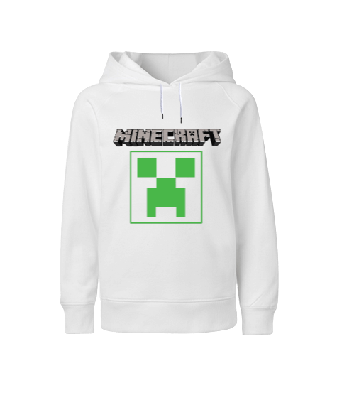 Tisho - minecraft temalı Çocuk Unisex Hoodie Kapüşonlu