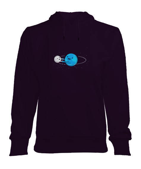 Tisho - Minimalist Desenli Hoodie Kadın Kapşonlu Hoodie Sweatshirt