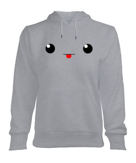 Tisho - Minimalist Desenli Hoodie Kadın Kapşonlu Hoodie Sweatshirt