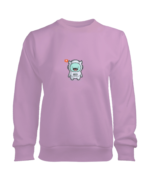 Tisho - Minimalist Desenli Sweatshirt Kadın Sweatshirt