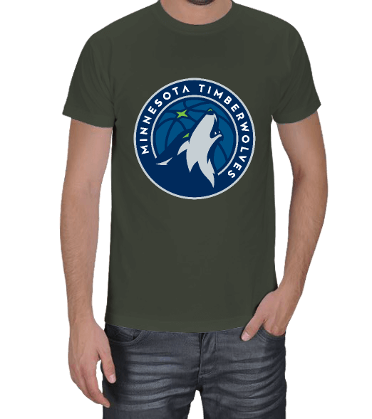 Tisho - Minnesota Timberwolves Erkek Tişört