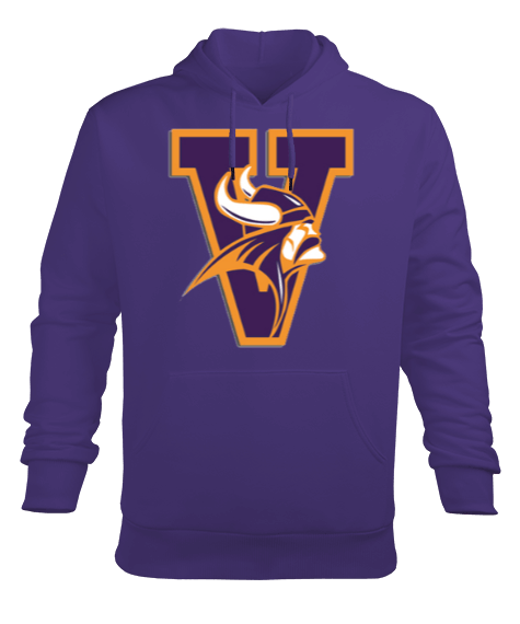 Tisho - Minnesota Vikings Erkek Kapüşonlu Hoodie Sweatshirt