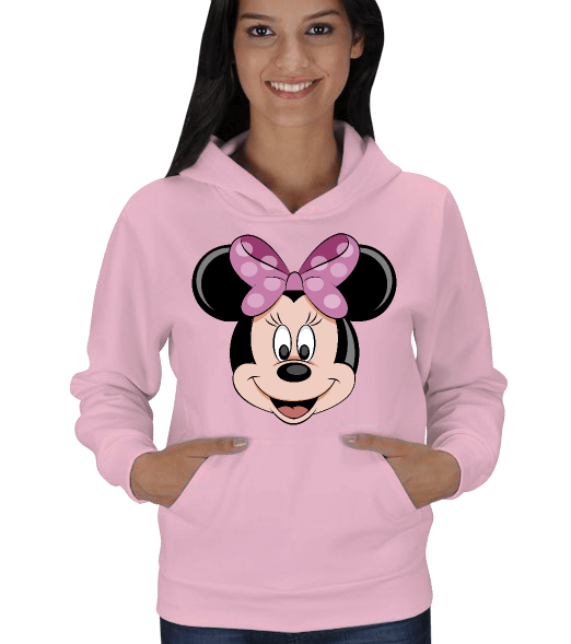 Tisho - minnie mouse Kadın Kapşonlu