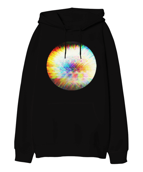 Tisho - Miracle World- Dandelion Oversize Unisex Kapüşonlu Sweatshirt
