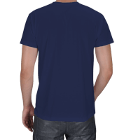 Mirliva Beyaz Logo Erkek Lacivert Tişört Erkek Tişört