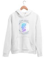 mitolojik heykel Beyaz Unisex Kapşonlu Sweatshirt - Tisho