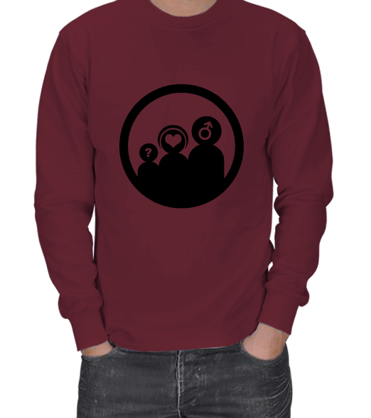 Tisho - Mizahi Tasarımlı ERKEK SWEATSHIRT