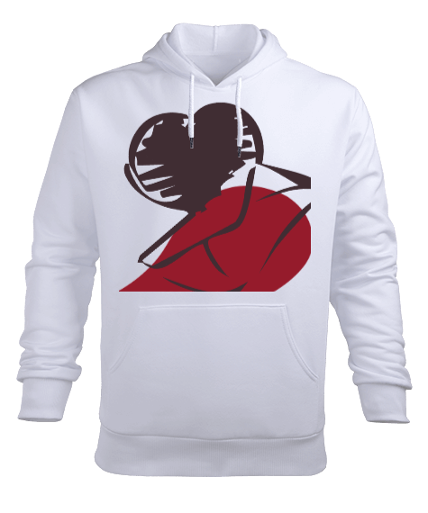 Tisho - MK Design Erkek Kapüşonlu Hoodie Sweatshirt