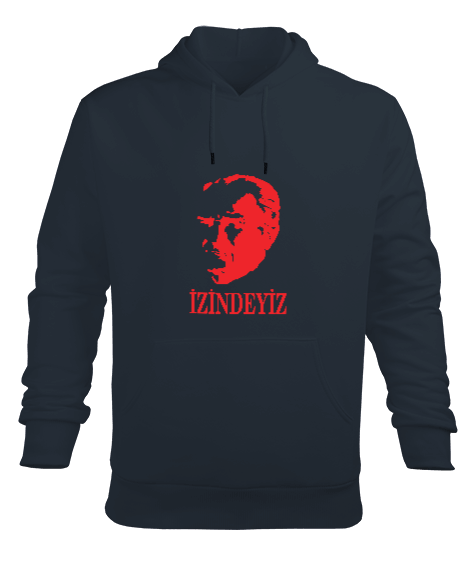 M.Kemal ATATÜRK Erkek Kapüşonlu Hoodie Sweatshirt - Tisho