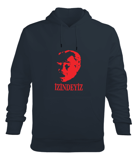 Tisho - M.Kemal ATATÜRK Erkek Kapüşonlu Hoodie Sweatshirt