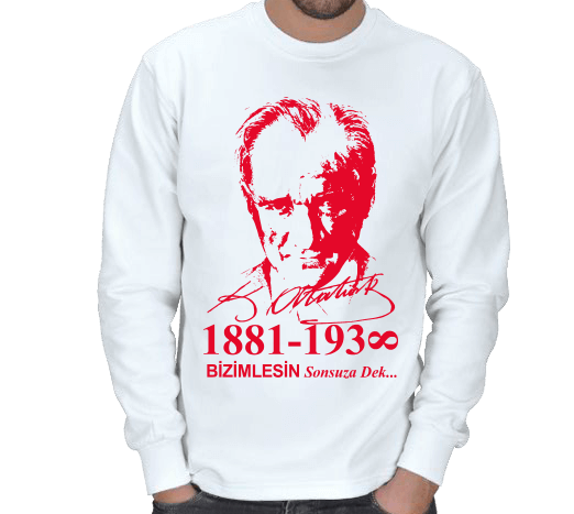 Tisho - M.KEMAL.ATATÜRK TİŞÖRT ERKEK SWEATSHIRT