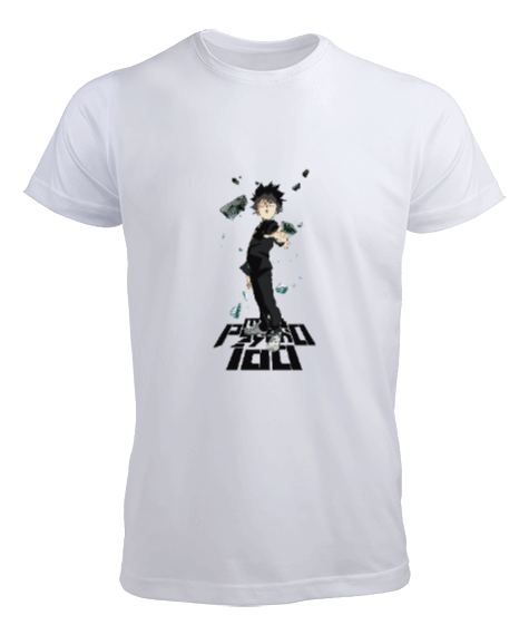 Tisho - Mob Psycho 100 Design Erkek Tişört