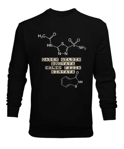 Tisho - Molekül Erkek Sweatshirt