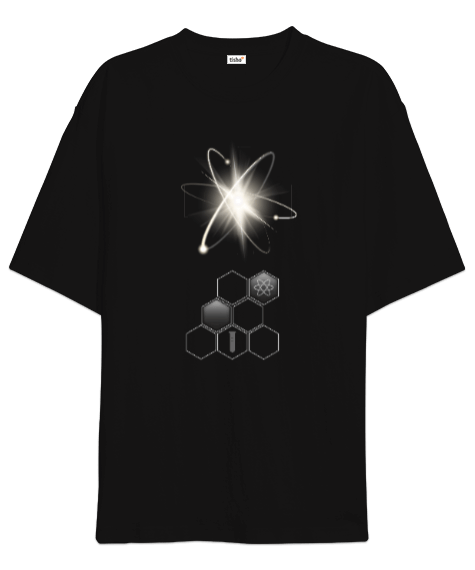 Tisho - Molekül - Kimya- Oversize Unisex Tişört