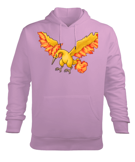 Tisho - Moltres Erkek Kapüşonlu Hoodie Sweatshirt