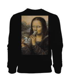 Mona Lisa Mon Salai Kadın Sweatshirt Kadın Sweatshirt - Thumbnail