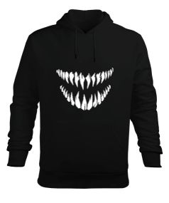 Tisho - Monster Teeth Erkek Kapüşonlu Hoodie Sweatshirt