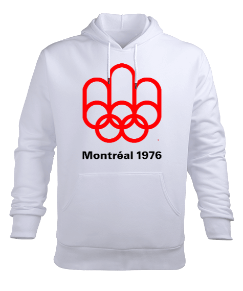 Montreal 1976 Erkek Kapüşonlu Hoodie Sweatshirt