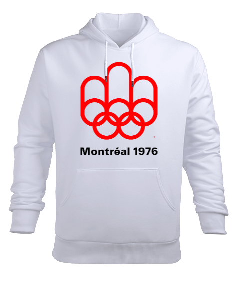 Tisho - Montreal 1976 Erkek Kapüşonlu Hoodie Sweatshirt