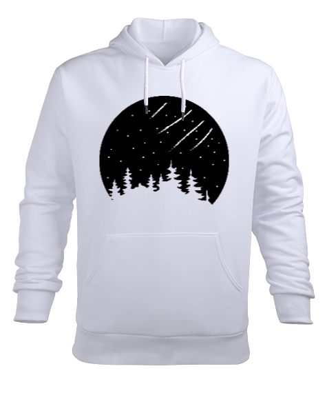 Tisho - moon Erkek Kapüşonlu Hoodie Sweatshirt