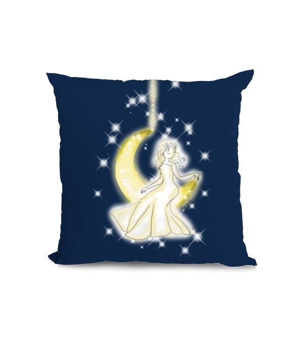 Tisho - Moon Spirit Girl Kare Yastık