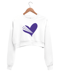 Mor Kalp Kadın Crop Sweatshirt - Tisho
