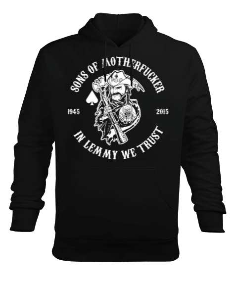 Tisho - Motörhead Erkek Kapüşonlu Hoodie Sweatshirt