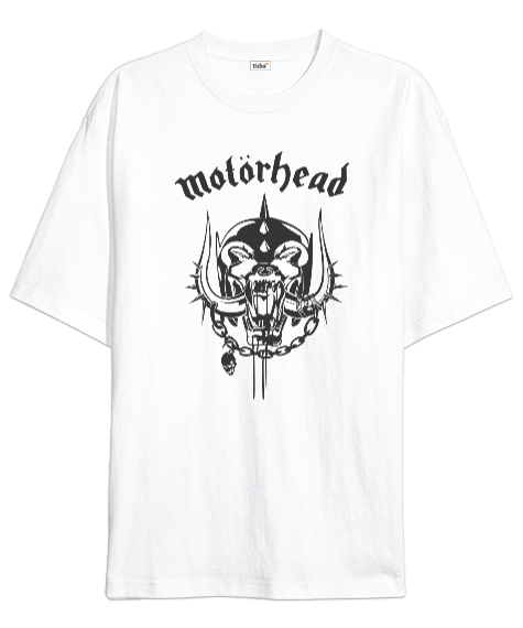 Tisho - Motörhead Rock Baskılı Oversize Unisex Tişört