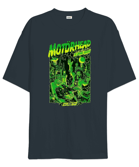 Tisho - MOTÖRHEAD ROCK Tasarım Baskılı Oversize Unisex Tişört